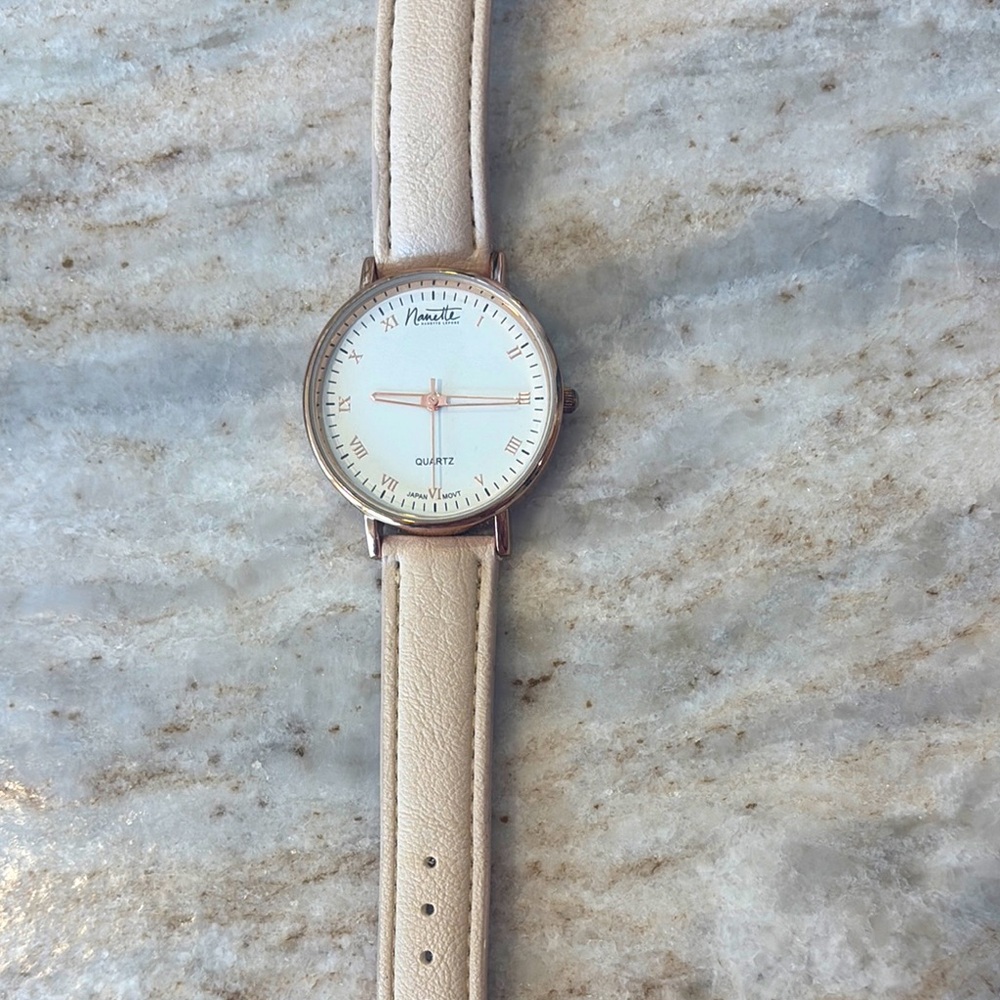 Nanette Lepore ivory watch